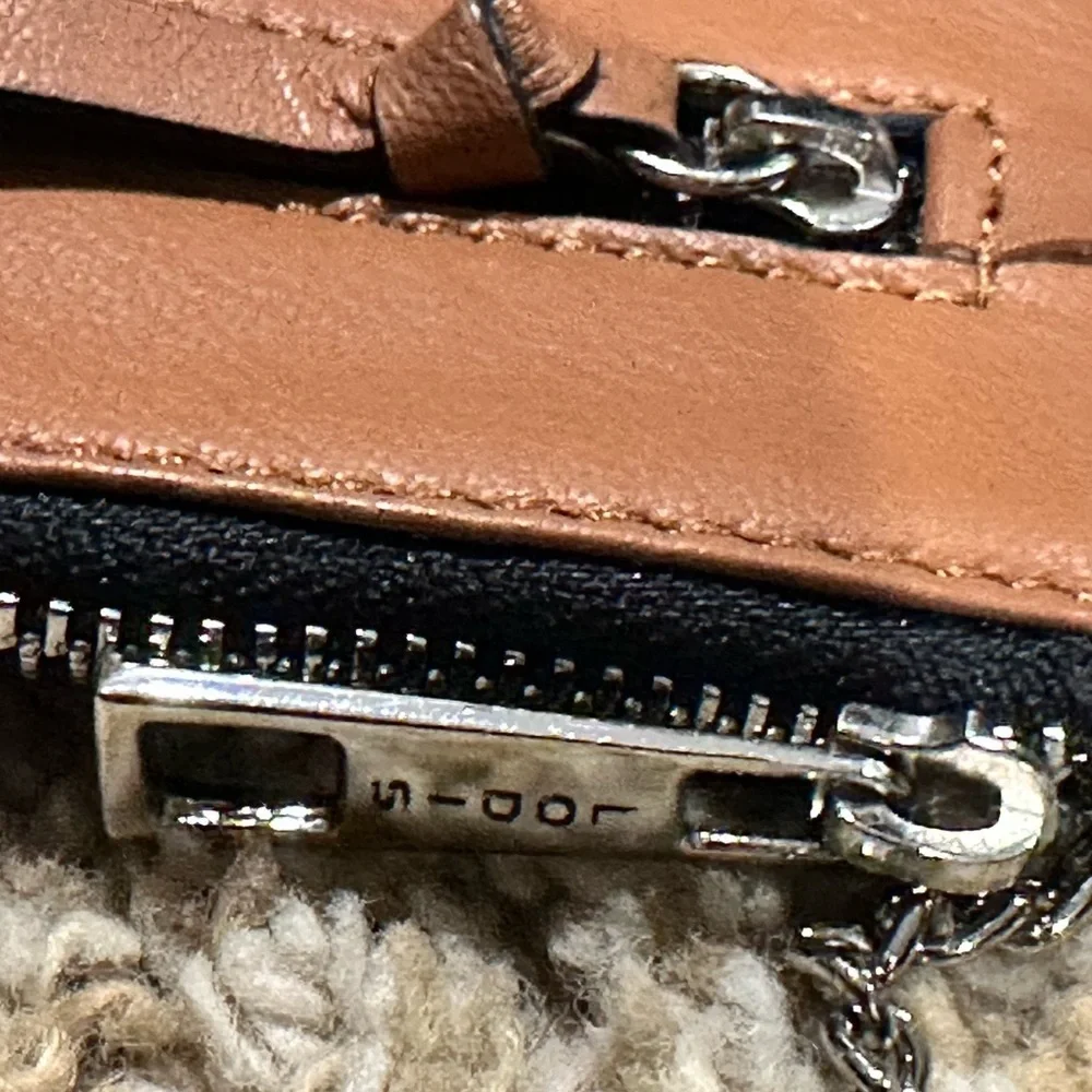 LODIS Luxury 1965 Ellie Series Leather Card & Coin Wallet Keychain NWOT
